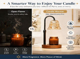 Candle Warmer Lamp with Timer Dimmable, Birthday Gifts for Women Mom, House Warming Gifts New Home V1192-AZ-W-25082