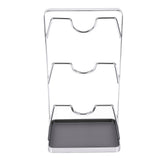 Countertop Pot Lid Holder Stainless Steel Cutting Board Organizer Pot Pan Lids Rack for Kitchen 3 V1294-YM0901-3118250191312