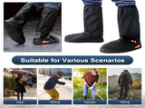 Waterproof Shoe Covers - Rain Shoe Covers - With Zipper, Snap - Waterproof Shoe Protectors V1188-MS101-01928-1