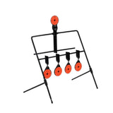 5Pcs Self Resetting Black Metal Targets for Air Pellets Indoor Training V1192-AZ-W-23888
