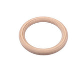 2 pcs Wood Gymnastic Rings - Olympic Gym Rings with Adjustable Straps, Heavy Duty Gym Equipment for V1263-JX-1207