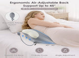 Pregnancy Pillows for Sleeping, Memory Foam Maternity Pillow Support for Back Belly HIPS, Adjustable V1107-115-89399-PNK