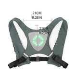 LED Running Vest, Reflective Night Gear with Adjustable Waist & Shoulder Straps V1263-JX-3870