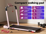 Everfit Treadmill Electric Walking Pad with Incline Foldable for Home Gym Pink TMILL-400H-INC-PK