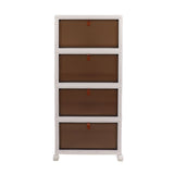Storage Bins with Lid Stackable Plastic Box Organizer House Organizing Container for Living Room V1294-YM0901-3116230015714