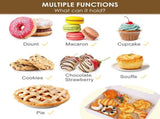40pcs Cookie Boxes, 14x10x2.5 Inch Auto-Popup Bakery Boxes with Window, for Donuts, Pies, Cakes, V1258-DP02-WO-231