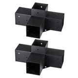 VEVOR Pergola Bracket Kit 4''x4'', 2pcs 4-Way Heavy Duty Corner Bracket V952-LPJJST2PCS4XSCD6IV0