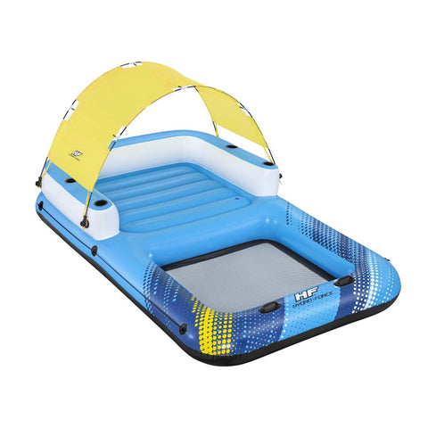 Bestway Inflatable Floating Island Float Lounger Sunshade Pool Bed 3.05Mx1.86M BW-FLOAT-43645