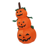 3.9ft Halloween Inflatable 3 Pumpkin Stack Light 100240V Halloween Inflatables Stacked Pumpkins for V1294-YM0901-3115230076511