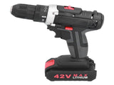 42V Cordless Electric Drill 2Variable Speed Portable Zinc Alloy Screwdriver 350/1400rpm V1294-YM0901-3114210093411