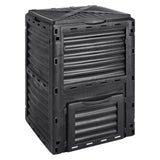 Garden Compost Bin 300 L, BPA Free Composter, Large Capacity Outdoor Composting Bin with Top Lid and V952-GDSDFXHSPP80WX06WV0