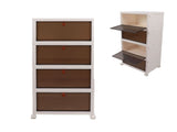 Storage Bins with Lid Stackable Plastic Box Organizer House Organizing Container for Living Room V1294-YM0901-3116230015714