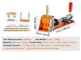 30 Pcs Pocket Hole Jig Kit, Adjustable & Easy to Use Pocket Hole Jig System with Step Drills, V952-TSXKKJDPNHQ1N0B2PV0