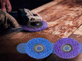 12 PCS Strip Discs 4"x 5/8" Stripping Wheel Suitable for Cleaning Angle Grinder to Remove Paint, V1259-DP01-A-3487