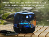Portable Wireless Speaker with 12D Surround Bass, RGB Water Ripple Ambient Light, wireless 5.3, V1274-0824YX-GREY