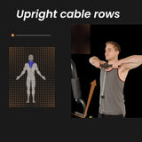 PROFLEX Multi Home Gym Station Bench Press Preacher Cable Machine Back Equipment V219-FTNMFGPRFAM85