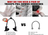 Anti-Slip Ergonomic Triceps Rope, Gym Cable Attachment for Workout V1263-JX-4105