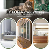 3 Pack Self-Adhesive Cat Scratch Guards, Clear PVC Furniture Protectors for Sofas, Tables and V1189-LC-RY-00615