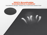 Grounding Mat, 680 x 990 mm Anti-Slip PU Leather Earthing Mat, with 15 Feet Cord, V952-PUPGDJDDPUPG906VDV0