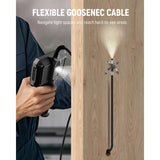 Two-Way Articulating Borescope with Light, 0.25in Slim Probe, Industrial Endoscope Inspection V413-KBA02