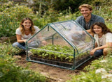 Portable mini greenhouse for plants, clear walk in garden grow tent, 36 inch plastic Greenery V1366-AZ2-W-27818
