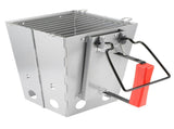 Folding Camp Burning Stove Stainless Steel Portable Camping BBQ Grill with Storage Bag V1294-YM0901-3111200230211