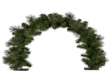 Christabelle 60cm Tabletop Christmas Archway Garland with LED Lights Gold Mantle Decoration Orn 112_SENGGTA