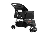 Pet Stroller, 16KG Weight Capacity, Foldable Dog Stroller Cart, 3 Wheels Cats Strollers with Mesh V952-CWTCCGK3QSHD7TWPWV0