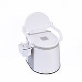 19L Camping Portable Toilet Outdoor & Indoor Travel Commode Potty with Built-In Tissue Box V63-952411