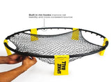 W3 Ball Original Roundnet Game Set, 4-Player Outdoor Volleyball with 3 Balls, Net & Bag for Lawn, V1107-BALL ORIGINAL ROUNDNET GAME SET