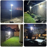 Solar Motion Sensor Outdoor Lights with 288 LEDs & 2800LM 270&deg Wide Angle, IP65 V1107-SOLAR MOTION SENSOR OUTDOOR LIGHTS