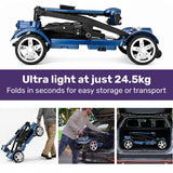 EQUIPMED SmartPacer Ultra-Lightweight Mobility Scooter w/ Li-ion Battery, Only 19kg, Foldable, V219-HMBMSCEQ1BLB
