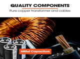 ROSSI 45A Plasma Cutter, Non-Touch Pilot ARC for Easy Cuts of Painted or Rusty Metals, DC Inverter V219-WDRPLMROC45A