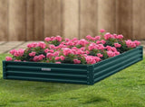 Wallaroo Garden Bed 240 x 120 x 30cm Galvanized Steel - Green GBD-BSW-2412-GN