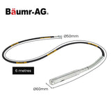 BAUMR-AG CVS606 6 Metre x 60mm Concrete Vibrating Shaft, Australian Standard 3-Claw Drive Coupler V219-CCVSHFBM606A