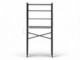 Artiss Over Toilet Bathroom Storage Rack Space Saving 4 Tier Organiser White BSR-A-4T-173H-BK