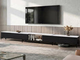 Artiss TV Cabinet Entertainment Unit Stand Extendable Black FURNI-N-EXT-TV240-BK-AB