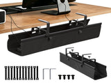 27.56" Cable Management Tray Stable Protective Pads, Drill-Free Installation, Ideal Cord Hider for V1369-AZ3-W-12045