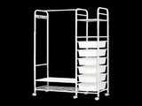 Levede 94CM Clothes Rack Stand Heavy Duty Hanging CR1012-6-WH