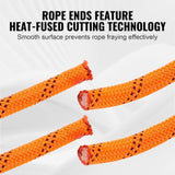 VEVOR Double Braided Polyester Rope, 12.7 mm x 67.06 m, 48 Strands, 35.58kN Breaking Strength V952-HCCLSDL12INC6ERRHV0