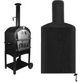 Pizza Oven Cover 66.9 x 25.5 x 21.6 Inch Oxford Cloth Waterproof Grill Oven Cover Weather Resistant V1369-AZ3-W-11870