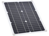 Dual USB Port Solar Panel Versatile Portable Solar Panel Charger Photovoltaic Charging with 10A V1294-YM0523-3114220034111