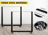Black Table Legs Frame Metal Dining Table Desk 600X720MM V952-ZTHS600X720MM0001V0