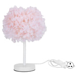 Flower Table Lamp Bedside Bedroom Desktop Nightstand Decoration Supplies Light PinkUK Plug 110-240V V1294-YM0901-3119200163413