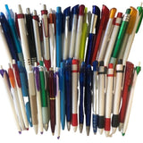 120x Assorted Ball Point Pens + Pen Holder Folder School Office Business BULK V563-ASSTPENS120_ORGANIZER
