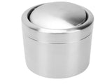 Mini Desk Trash Can with Swing Lid 304 Stainless Steel Small Countertop Garbage Can for Home Office V1294-YM0901-3117240288011