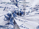 Navy Blue Coastal Aura Bedspread Coverlet 3 Piece Set V745-AC081124Q13U