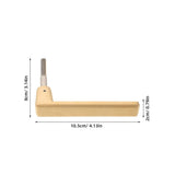 Fireplace Door Handle Stainless Steel Heat Resistant Universal Replacement for Wood Stove V1192-AZ-W-24844