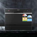 Devanti 6 Place Settings Benchtop Dishwasher Black BDW-6-02I-BK