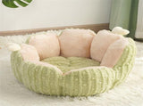 Cactus Cat Beds for Indoor Cute Cactus Fluffy Puppy Bed Squishmall Pet Bed with Removable & Washable V1107-135-87332-GRN-60CM